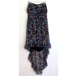 NEW NWT GRACIE / DISCOVERY High Low Chiffon Dress Strapless Party 2010s 2016core